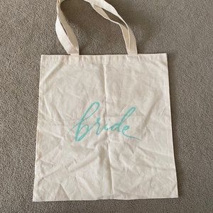 Plum Pretty Sugar “Bride” Canvas Tote